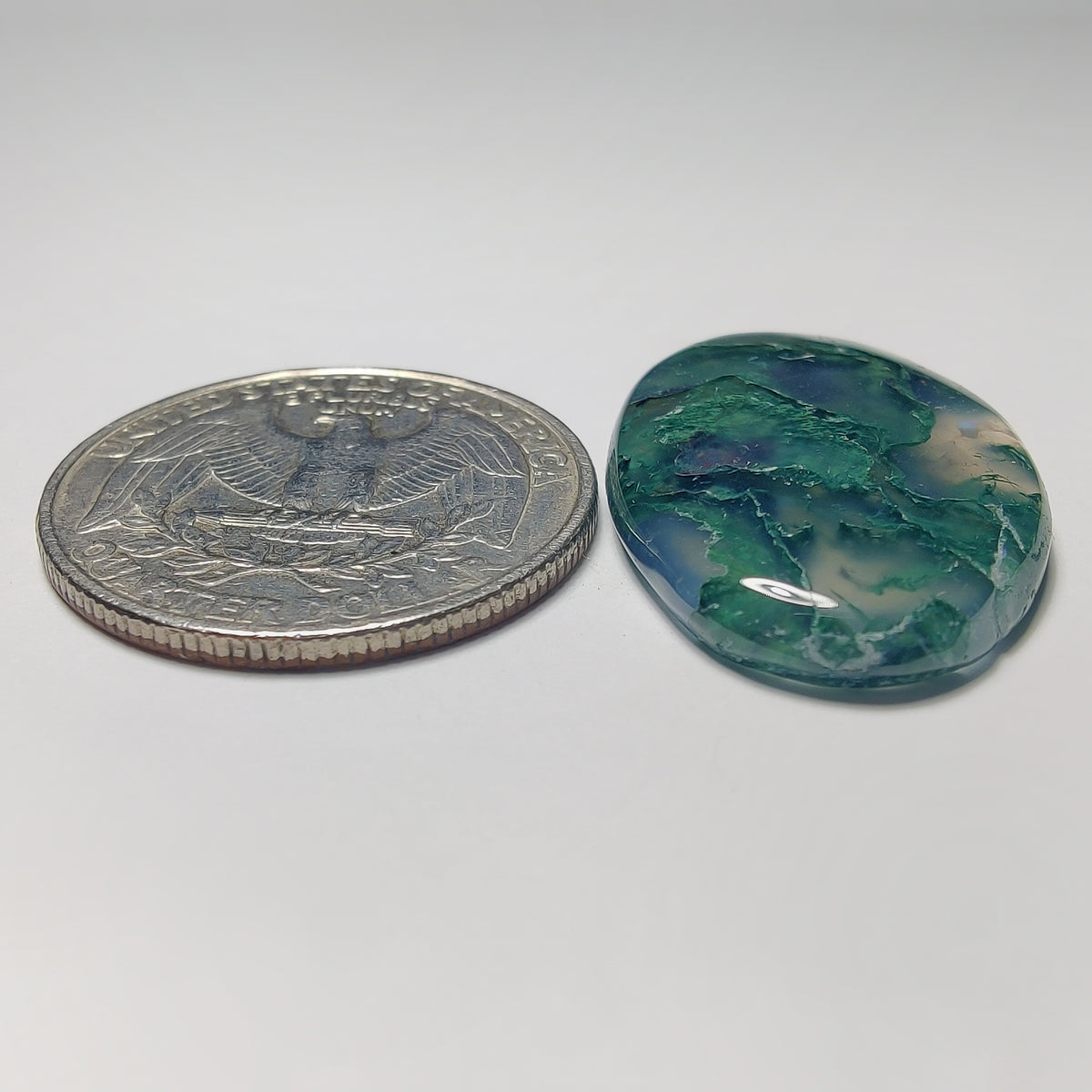 Moss Agate Cab