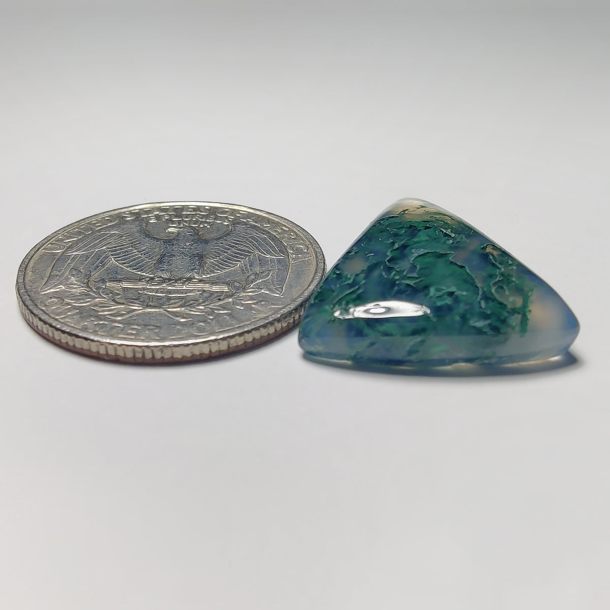 Moss Agate Cab