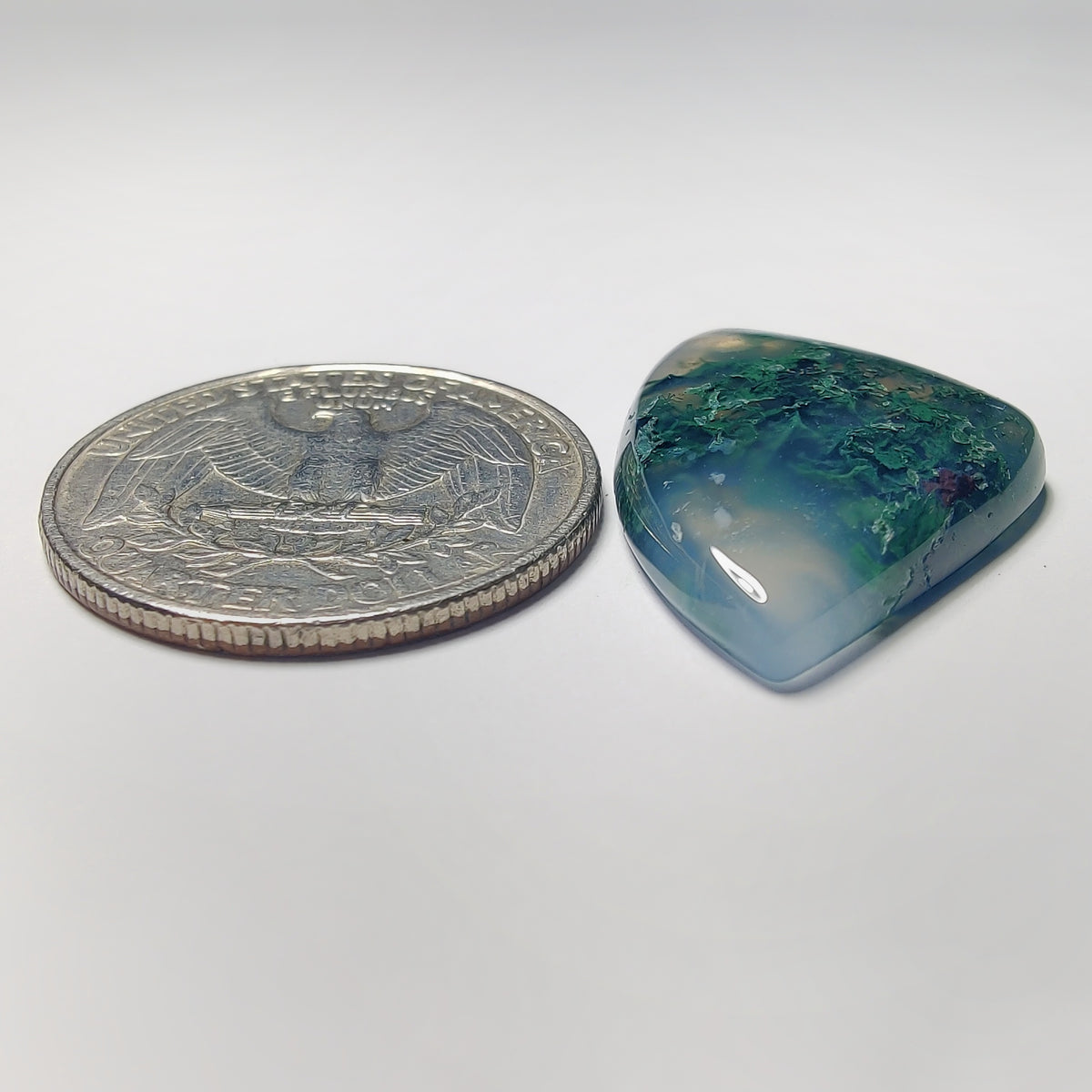 Moss Agate Cab