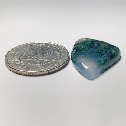 Moss Agate Cab