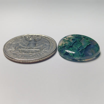 Moss Agate Cab