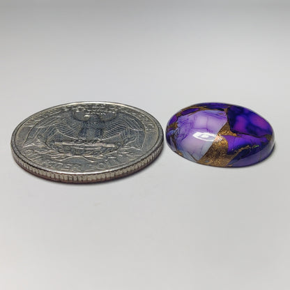 Synthetic Mohave Turquoise Cabochon