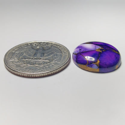 Synthetic Mohave Turquoise Cabochon