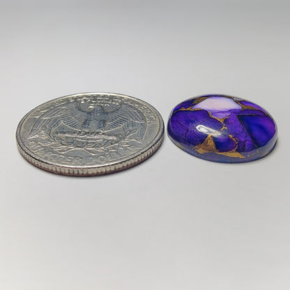 Synthetic Mohave Turquoise Cabochon