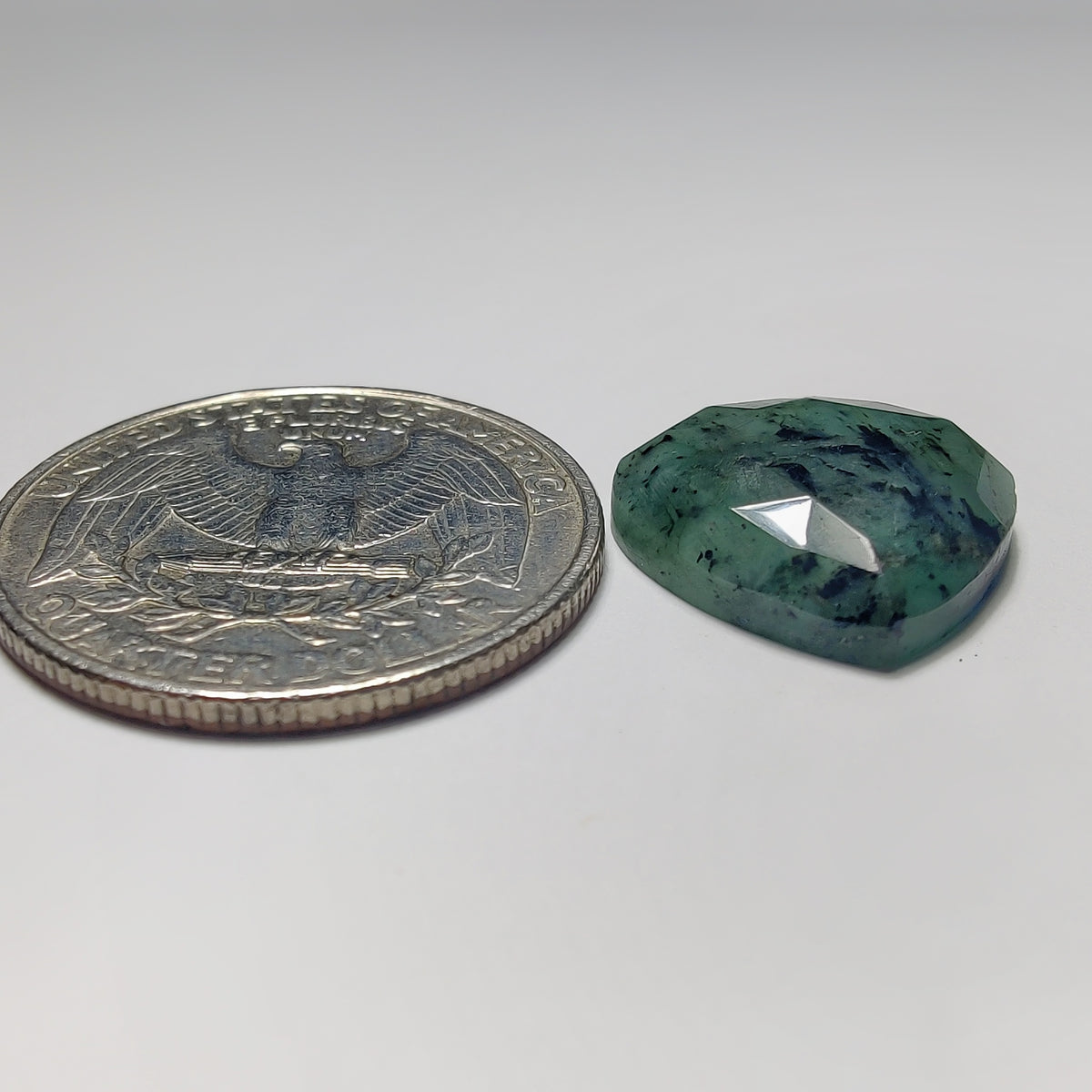 Rose Cut Emerald