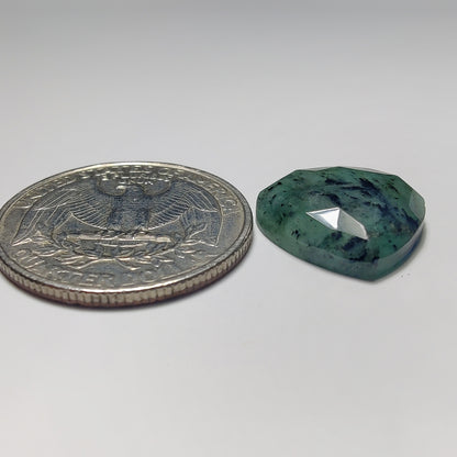 Rose Cut Emerald