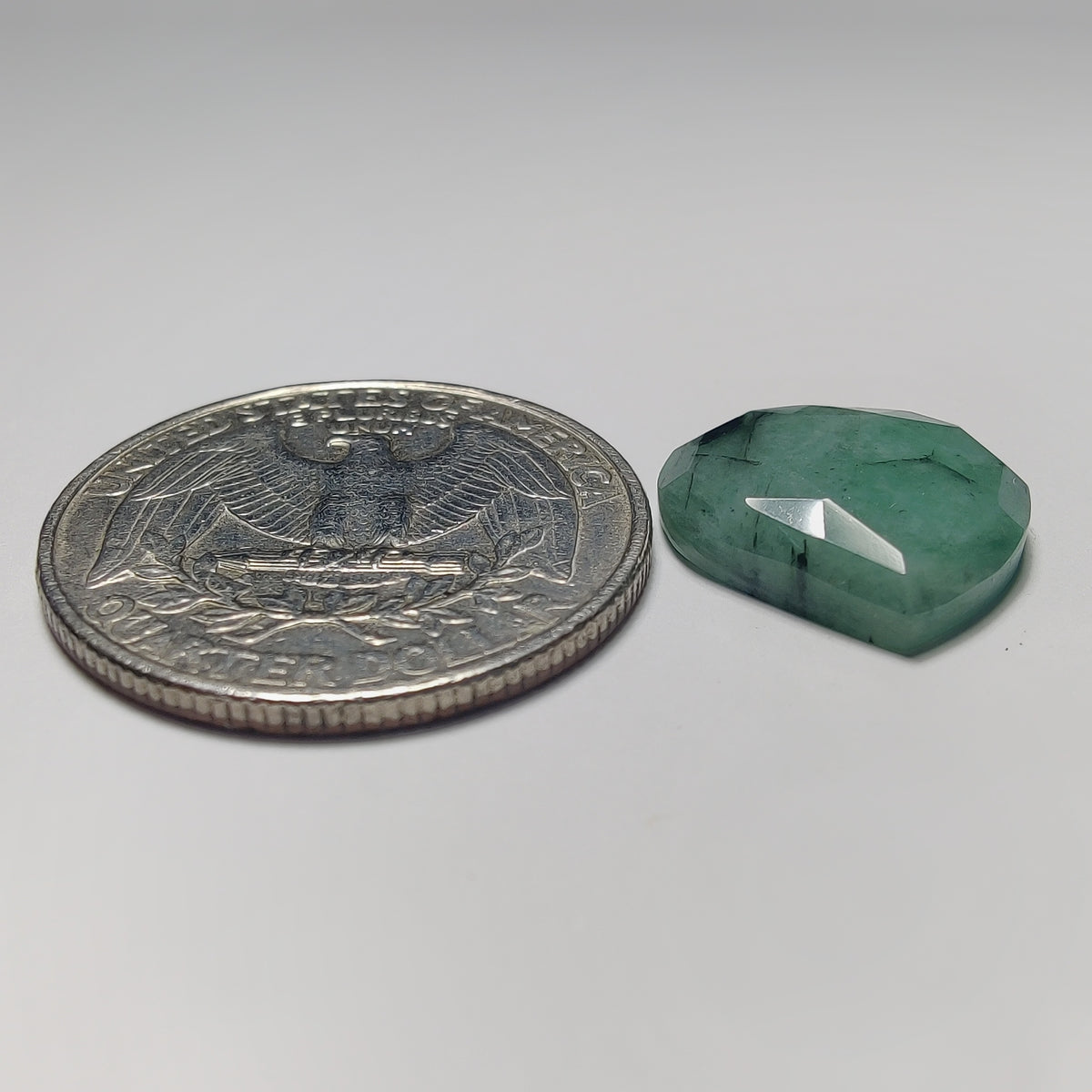 Rose Cut Emerald