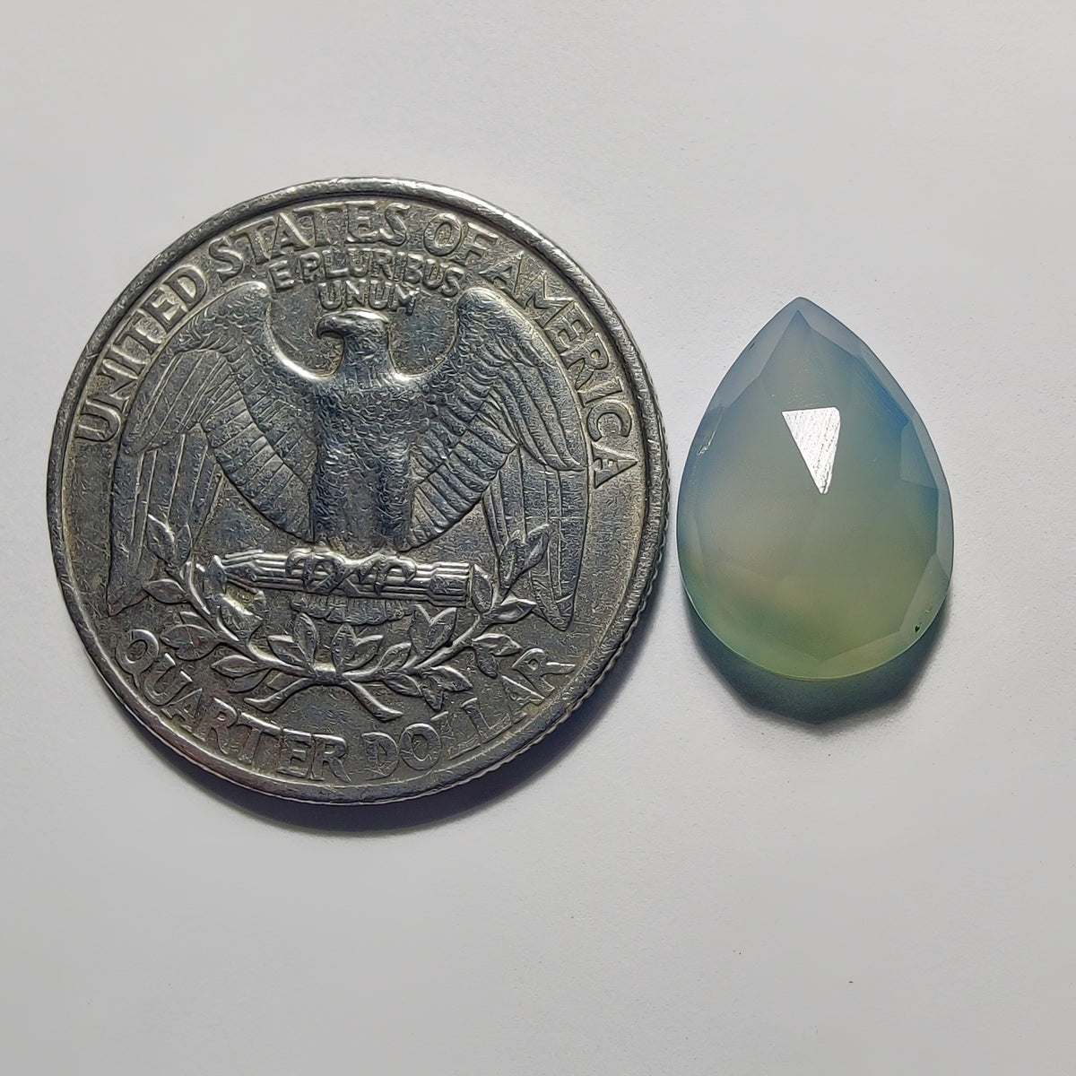 Rose Cut Chalcedony gemstone cabochon - natural crystal healing stone for jewelry making by Gemivra