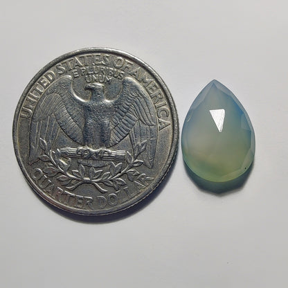Rose Cut Chalcedony gemstone cabochon - natural crystal healing stone for jewelry making by Gemivra