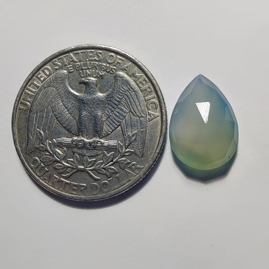 Rose Cut Chalcedony gemstone cabochon - natural crystal healing stone for jewelry making by Gemivra