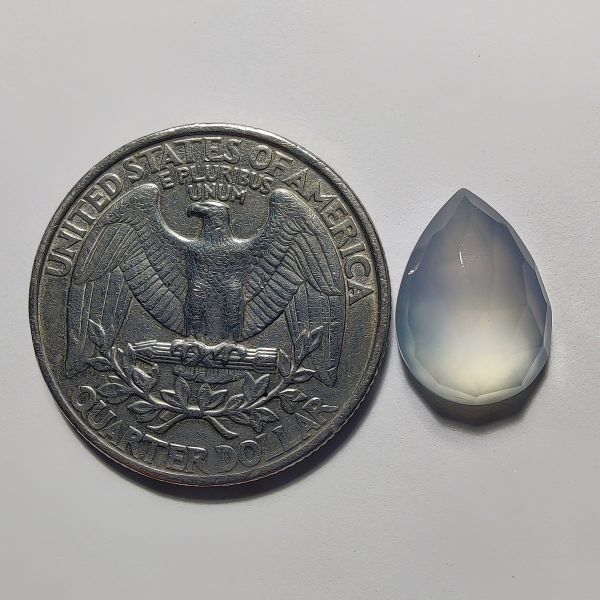 Rose Cut Chalcedony gemstone cabochon - natural crystal healing stone for jewelry making by Gemivra
