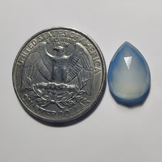 Rose Cut Chalcedony gemstone cabochon - natural crystal healing stone for jewelry making by Gemivra