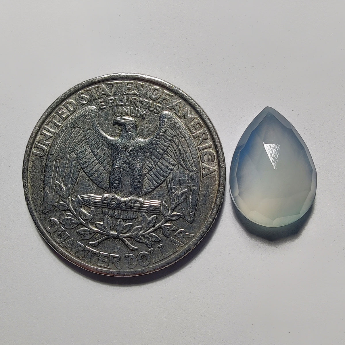 Rose Cut Chalcedony gemstone cabochon - natural crystal healing stone for jewelry making by Gemivra
