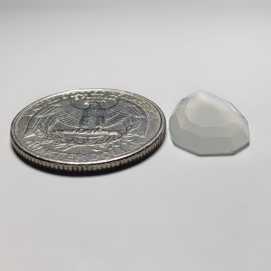 Step Cut White Moonstone