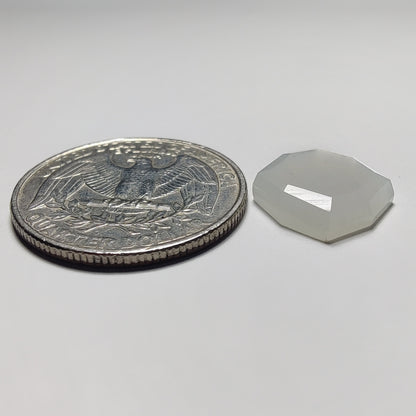 Step Cut White Moonstone