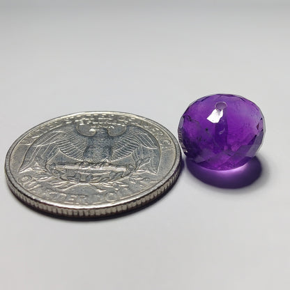 Top To Bottom Drilled Faceted Amethyst