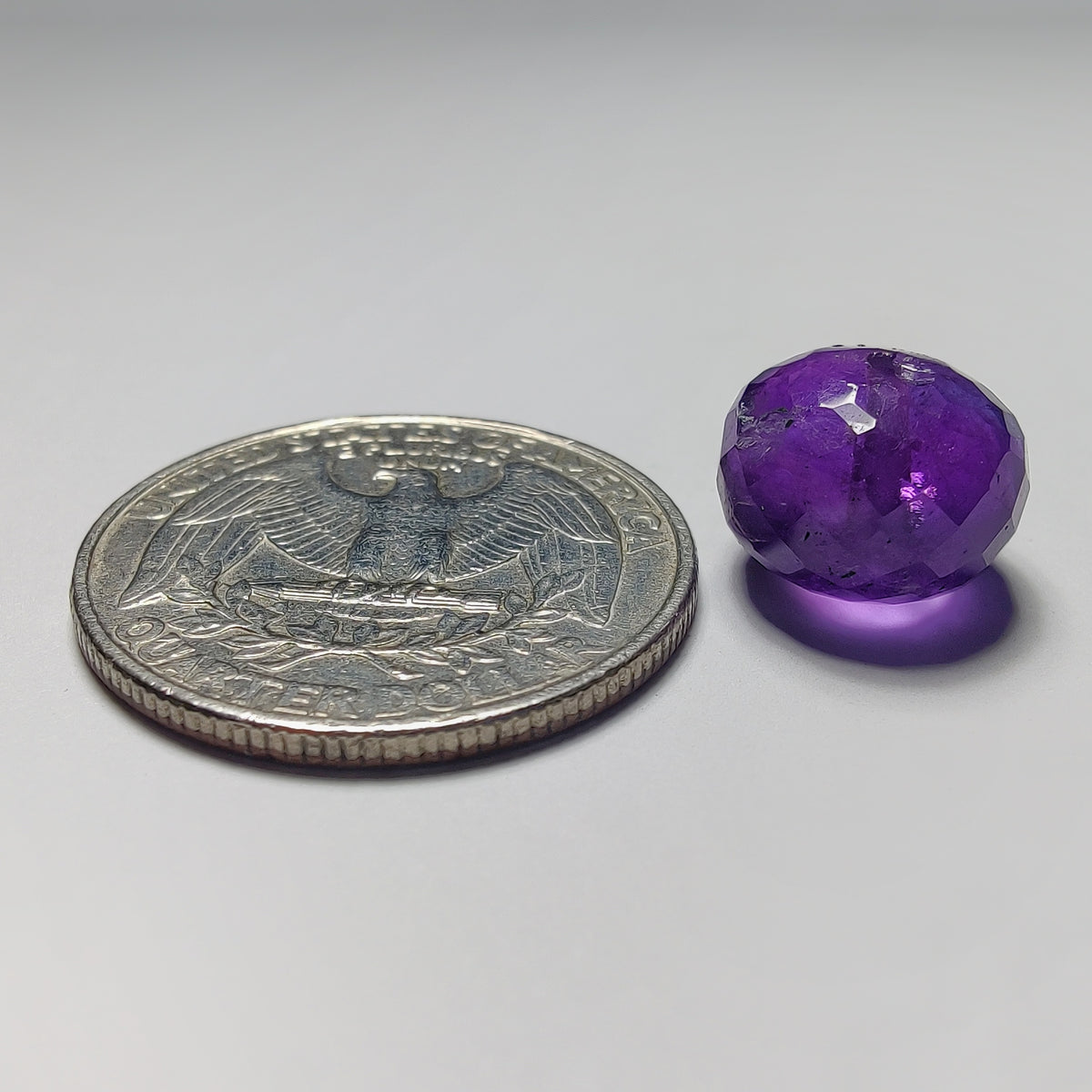 Top To Bottom Drilled Faceted Amethyst