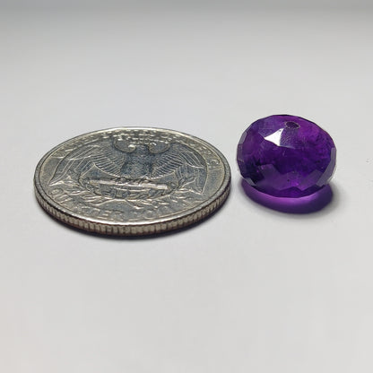 Top To Bottom Drilled Faceted Amethyst