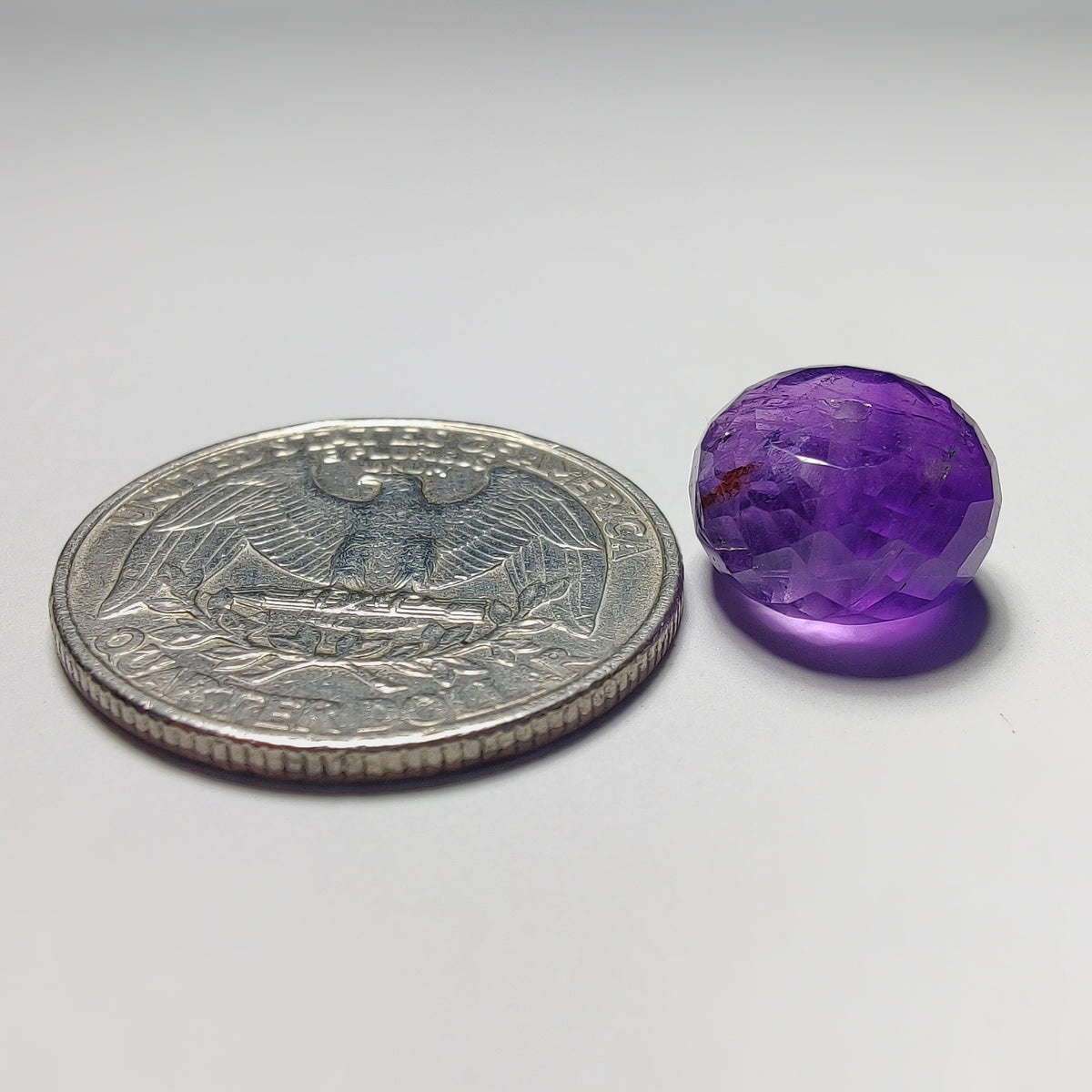 Top To Bottom Drilled Faceted Amethyst