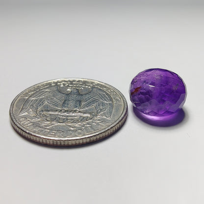Top To Bottom Drilled Faceted Amethyst