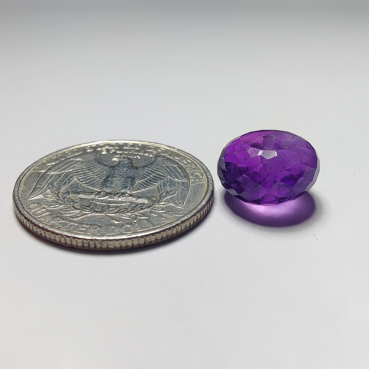 Top To Bottom Drilled Faceted Amethyst