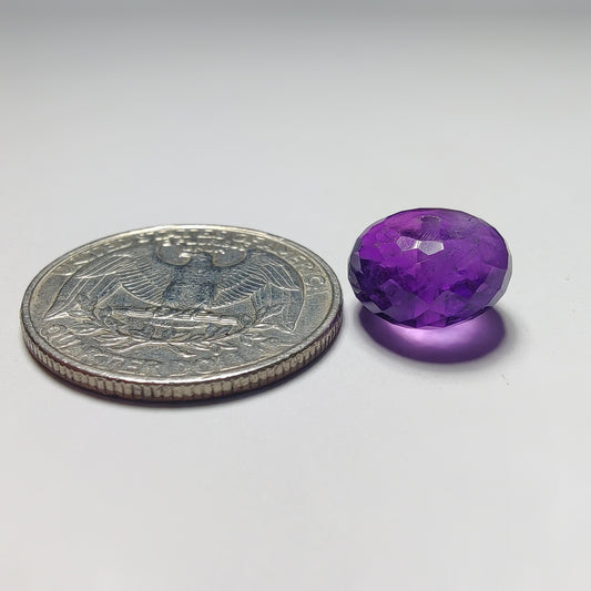 Top To Bottom Drilled Faceted Amethyst