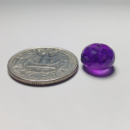 Top To Bottom Drilled Faceted Amethyst