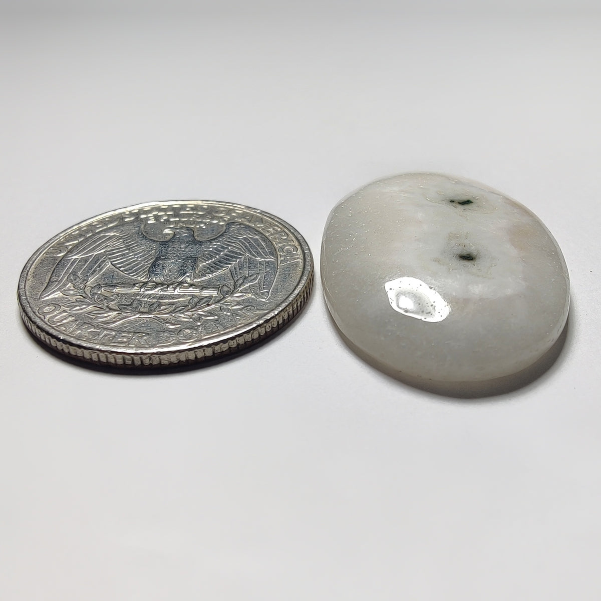 Natural Soler Quartz Cabochon