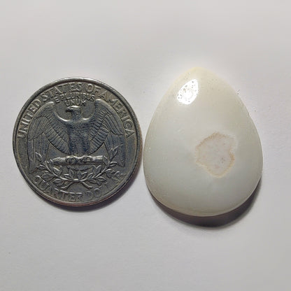 Natural Soler Quartz Cabochon gemstone cabochon - natural crystal healing stone for jewelry making by Gemivra