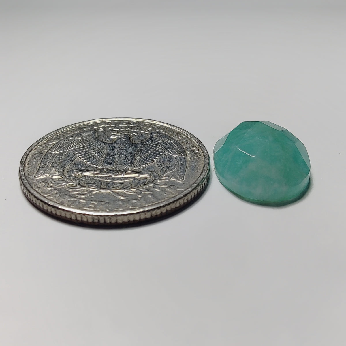 Checker Cut Amazonite