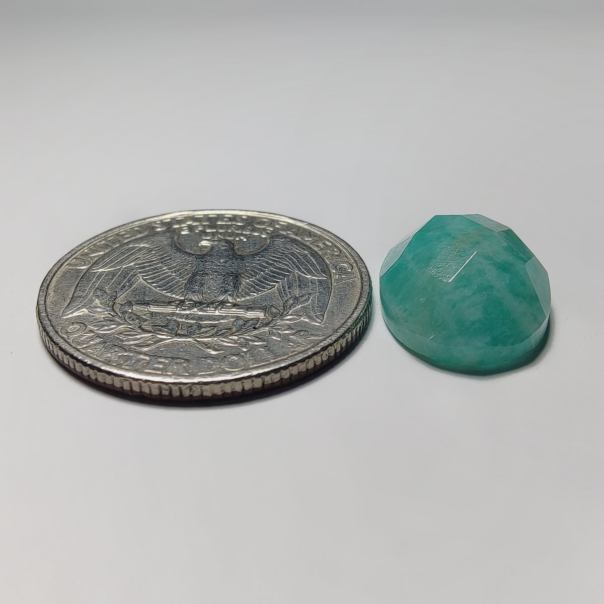 Checker Cut Amazonite