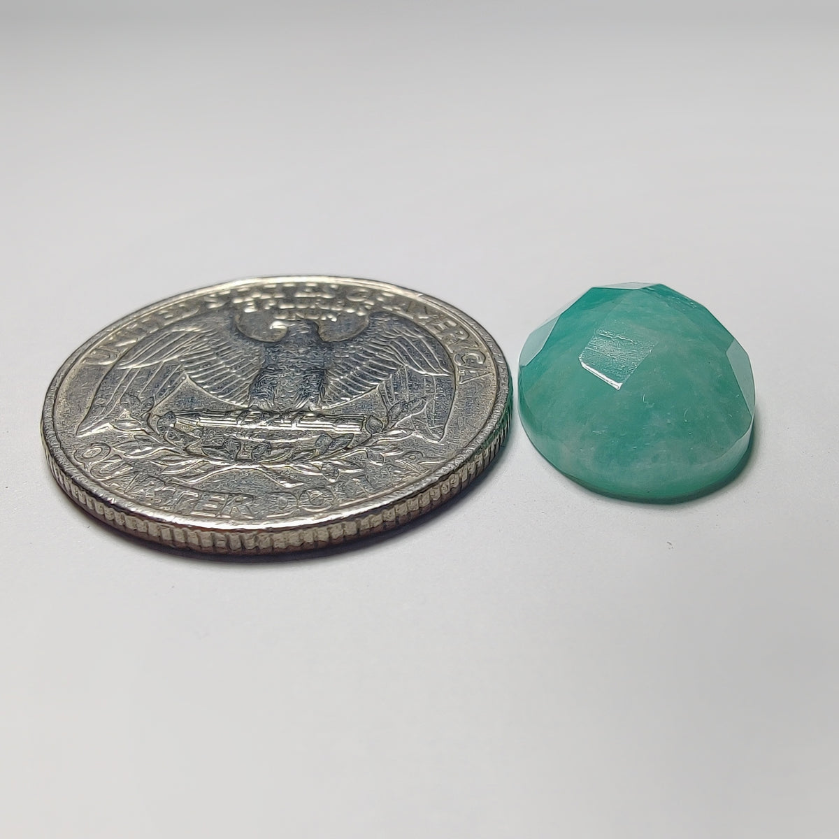 Checker Cut Amazonite
