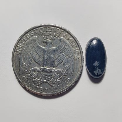Snowflake Obsidian gemstone cabochon - natural crystal healing stone for jewelry making by Gemivra