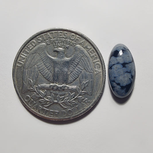 Snowflake Obsidian gemstone cabochon - natural crystal healing stone for jewelry making by Gemivra
